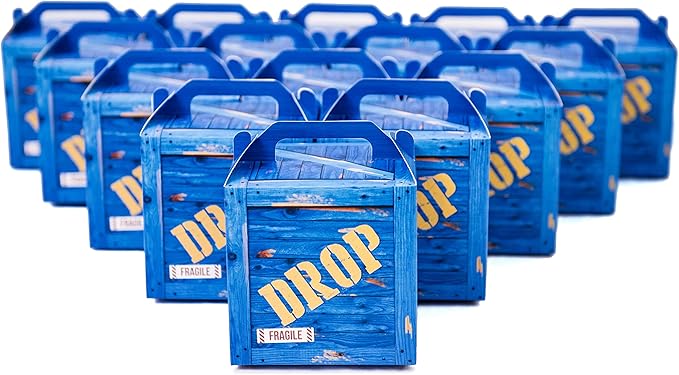 Glittery Garden Game Party Military Supply Loot Drop Box Party Favors. Decoration and Gift Bags, Gaming-Themed Birthday Activities and Party Supplies (12-pack)