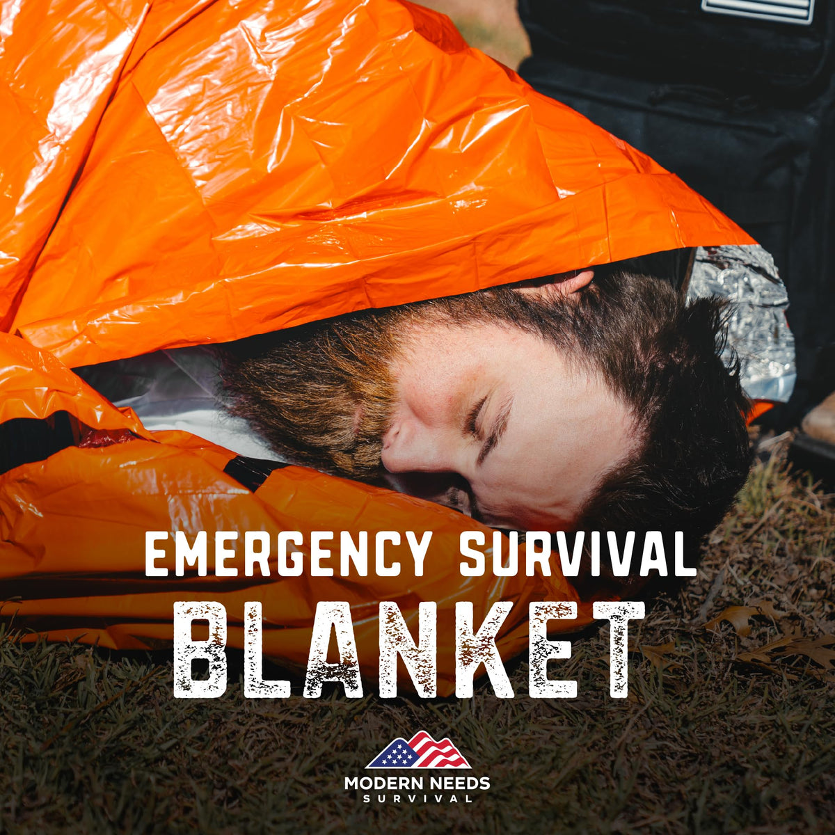 MODERN NEEDS Emergency Sleeping Bag Survival – Thermal Blanket & Bivy Sack | Emergency Bivy & Survival Blanket | Outdoor Sleeping Bag & Hiking Bag | Sleeping Bags for Adults | 1 Pack