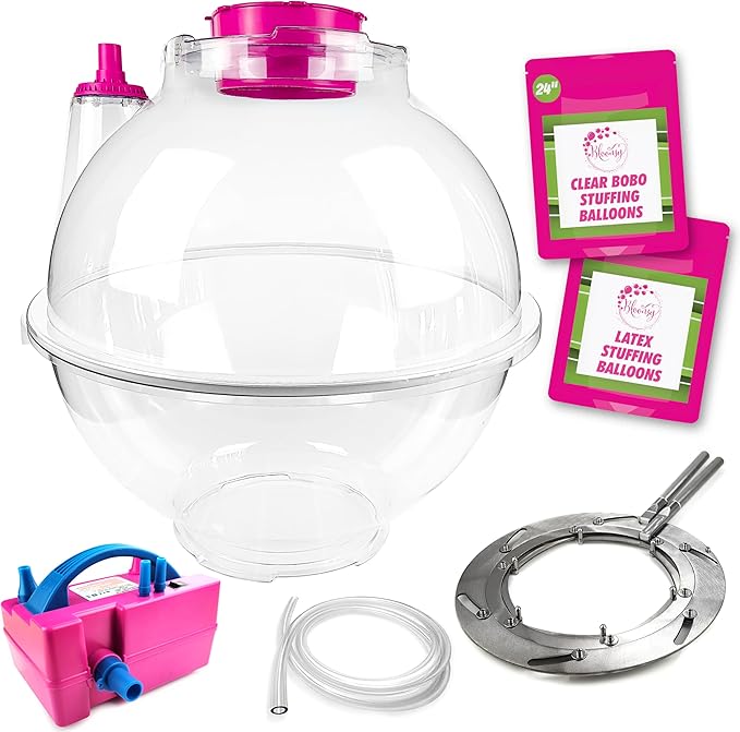 BLOONSY Balloon Stuffing Machine | Balloon Stuffer Machine Kit with Electric Air Pump and Expander Tool
