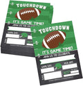 Hadley Designs Kids Birthday Invitations For Boys Football Theme - 25 Football Birthday Party Invitations For Boys, Touchdown Invites For Boy, Cute Party Supplies, Made In USA
