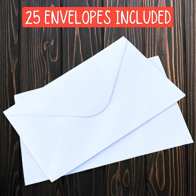 25 Gone Finishing Invitations With Envelopes, Fill In Style You're Invited Birthday Fishing Party For Adult & Kids. Boat & Fishing Rod Design With Sea & Gone Fishing Sign. Thick & Non Coated Cardstock