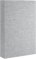 uxcell Decorative Books, 9.8 x 7.3 Linen Fake Books for Decoration Faux Decor Book for Modern Aesthetic Home Office Coffee Table Shelf Desktop Display, Light Grey