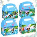 JeVenis 12 PCS Hawaii Party Treats Goodies Candy Gift Box Hawaii Birthday Party Supplies Hawaii Party Favors Treat Goodies Sweets Favors Bags Boxes for for Birthday Halloween Luau Party Decorations