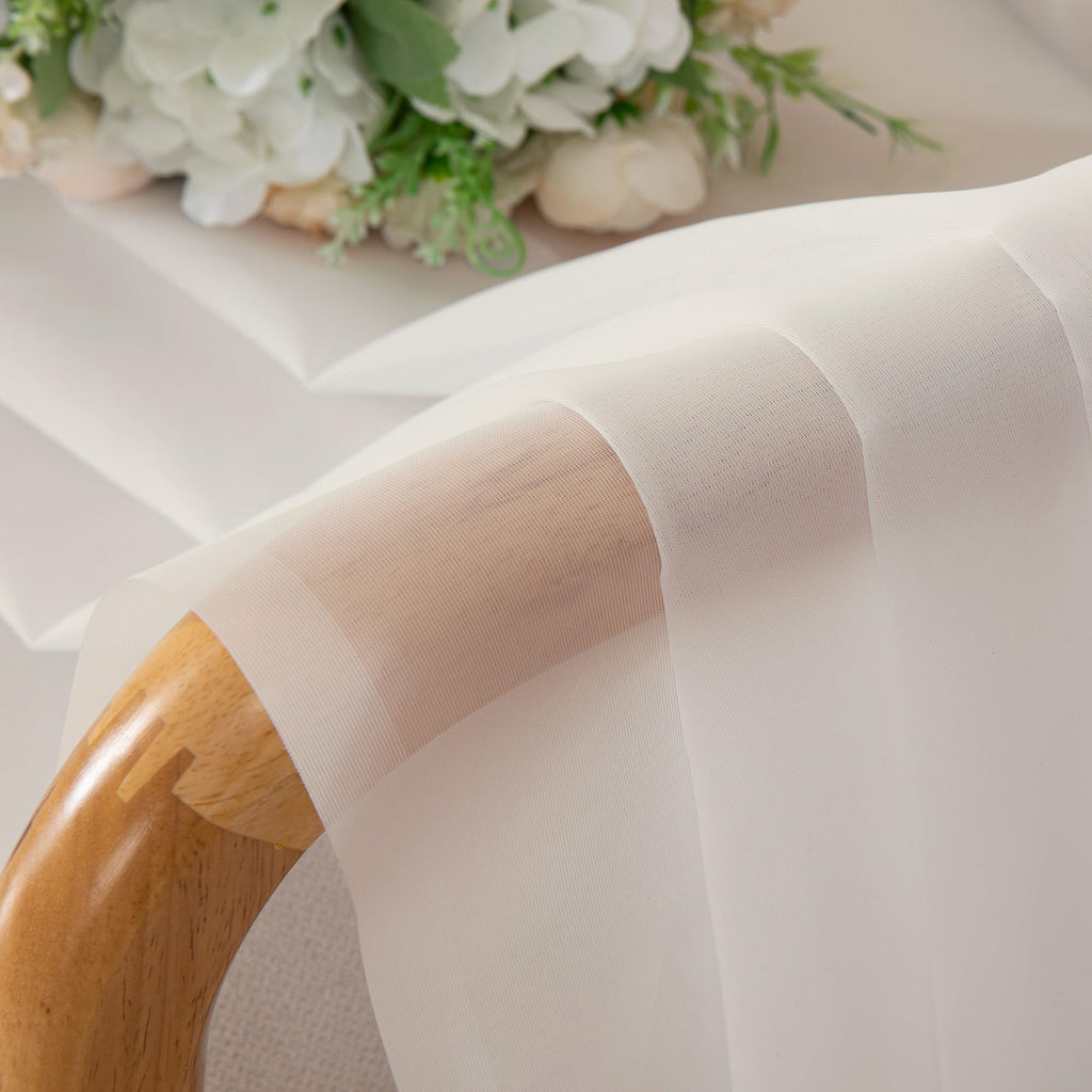 Sheer Curtains 72 Inch Length 2 Panels