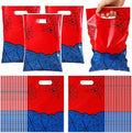 Eccliy 30 Pcs Spider Party Favors Bags Cartoon Candy Gift Bags for Spider Theme Birthday Party Decorations Goodie Supplies