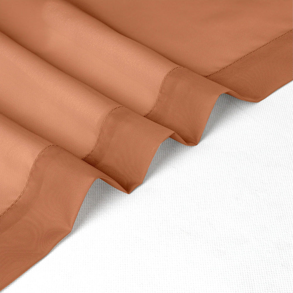 Orange Sheer Curtains 36 inch Length 2 Panels (2 Count)