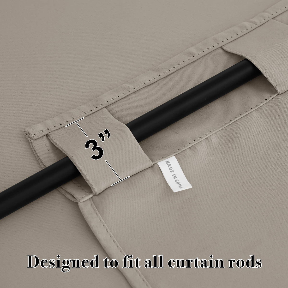 Short Blackout Curtains for Small Kitchen Cafe Bathroom Window
