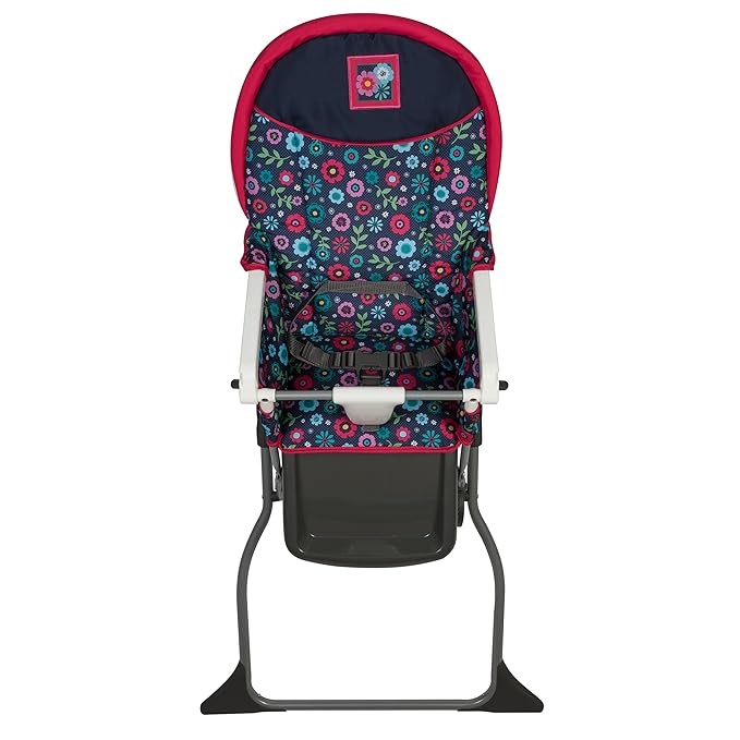 Cosco Kids Highchair for Baby, Simple Foldable High Chair, Convenient, Lightweight, and Compact Design, Flower Garden