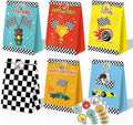 Race Car Gift Bags 24 Pcs Race Car Party Supplies Cars Theme Birthday Party Decorations Car Goody Bags Racing Birthday Party Supplies