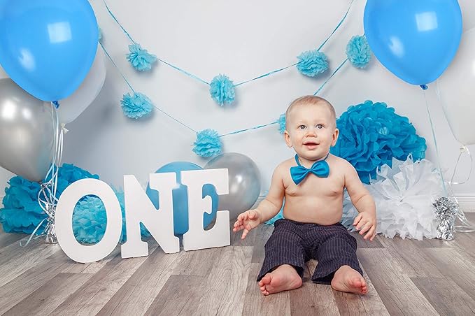 Treasures Gifted Light Blue Balloons 36 Pack - Pastel Baby Blue Balloons - 12in Latex Sky Color Party Supplies - Robins Egg Decorations