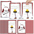 JuPelozak Christmas Party Favor Bags - 50pcs Funny Xmas Movie Goodie Bag, Winter Story Themed Candy Cookies Gift Decor for Adult Girls Boys, Xmas Eve Holiday Celebration Decorations Favors Supplies