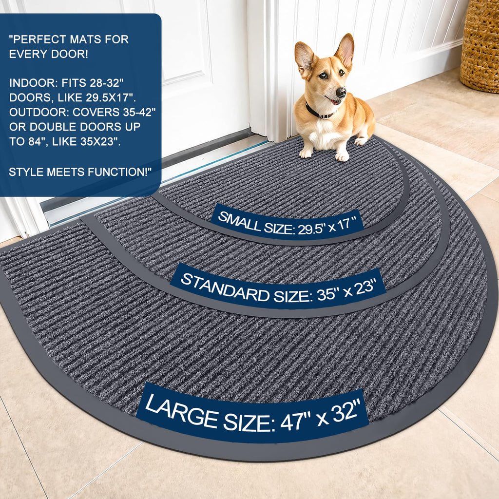 Half Circle Front Door Mat 47x23