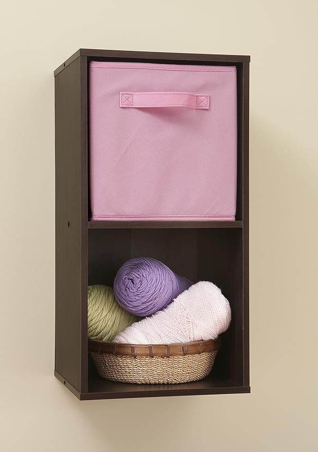 ClosetMaid 1468 Cubeicals Fabric Drawers, Pink, 2-Pack