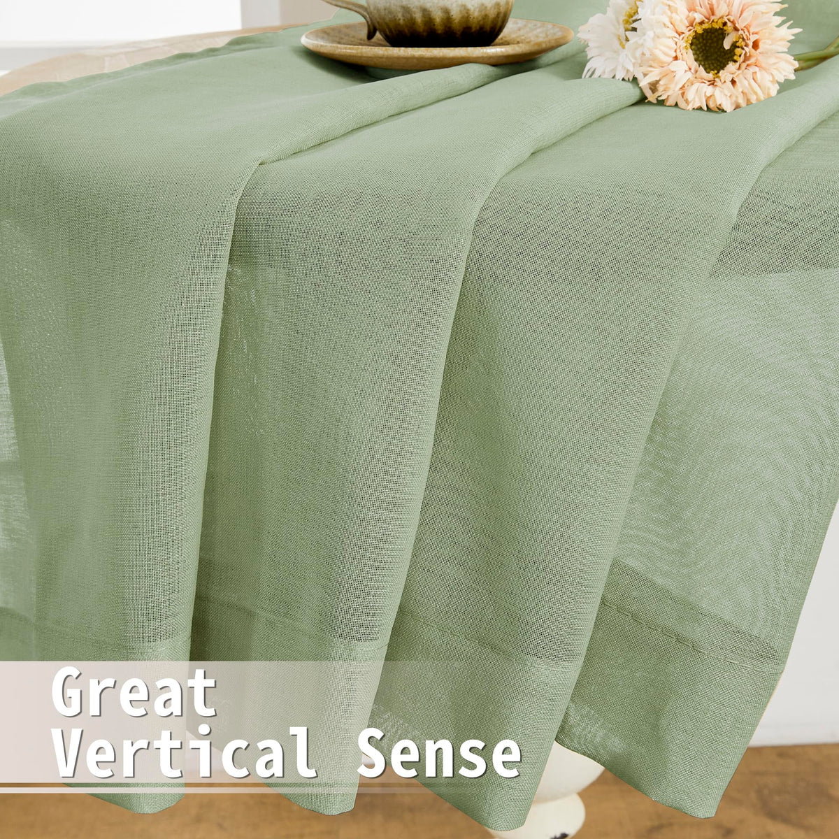 Sheer Door Curtain Closet Linen Textured Curtains Sheer Doorway Light Filtering Voile Patio Glass Doors Rod Pocket Curtain French Door