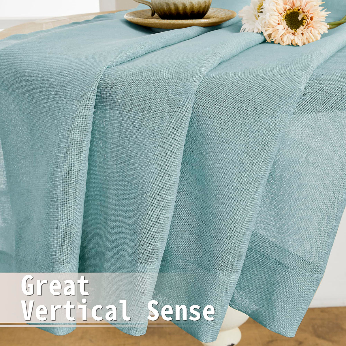 Sheer Door Curtains Closet Linen Textured Curtain Sheers Doorway Light Filtering Voile French Doors Rod Pocket Curtains Patio Glass Door