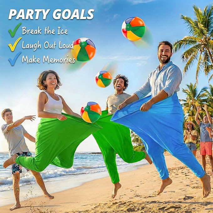 Granny Pants Yard Game, Granny Pants Outdoor Party Game, with Bouncy Balls, Storage Bag & Air Pumps – Funny Easter Lawn Games for Adults, Groups, Backyard Party & Family Gatherings