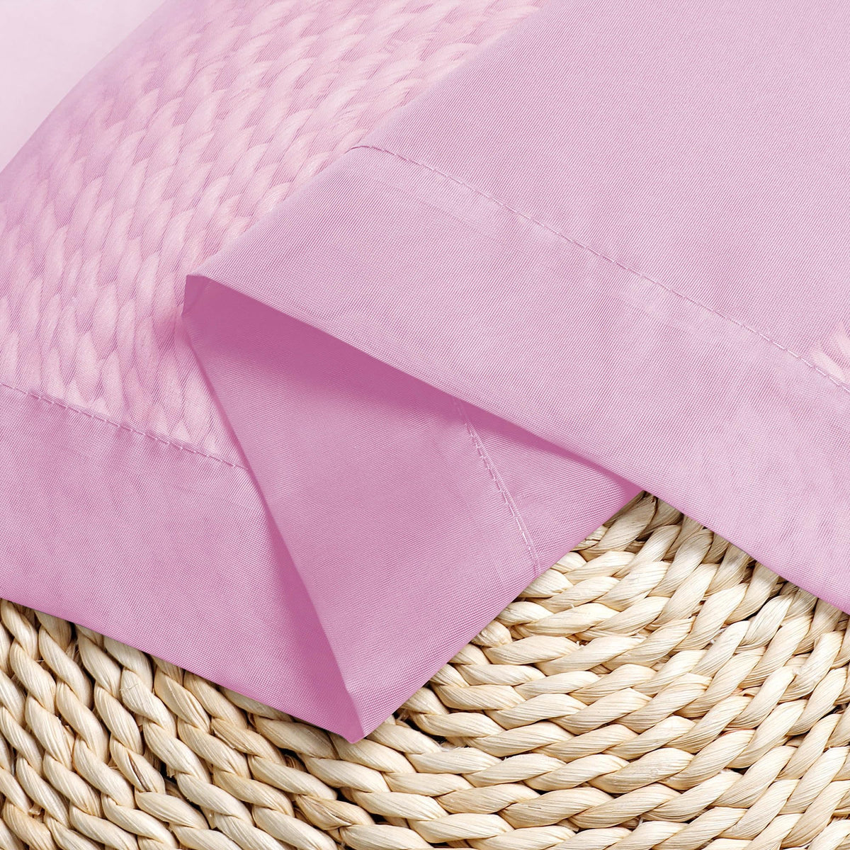Pink Sheer Curtains 45 Inch Long 2 Panels (2 Count)