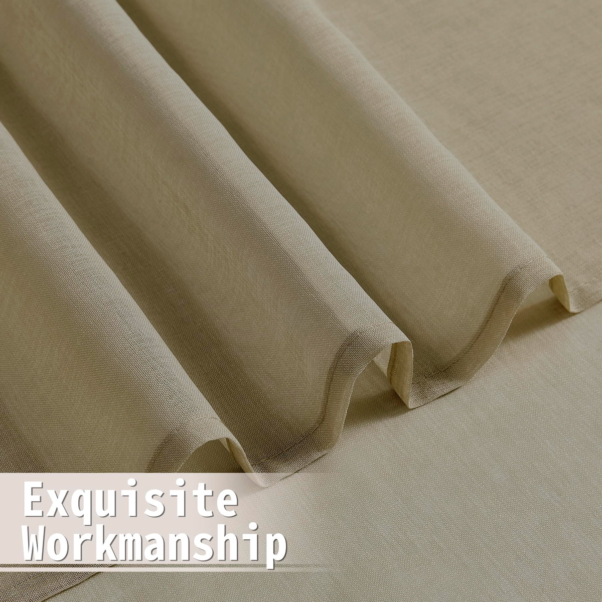 Sheer Door Curtains Closet Linen Textured Curtains Sheer Doorway Light Filtering Voile French Doors Rod Pocket Curtain Patio Glass Door