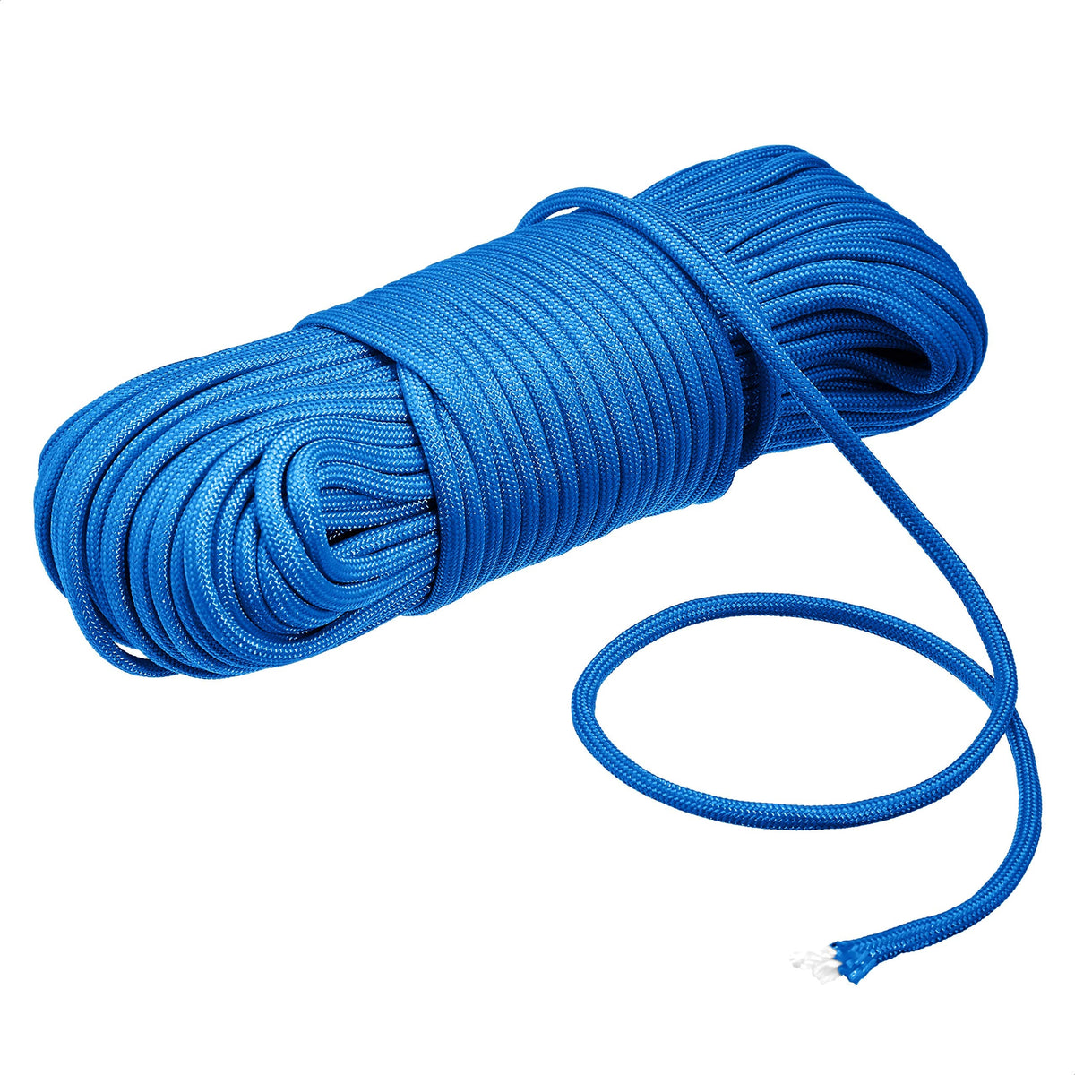 Amazon Basics 550 Type III Paracord, 7-Strand Core, High Strength for Hiking, Camping, Survival Gear, DIY Projects, Bracelets, Lanyards, Outdoor Utility, 5/32 in x 100 ft (4mm x 30m), Blue