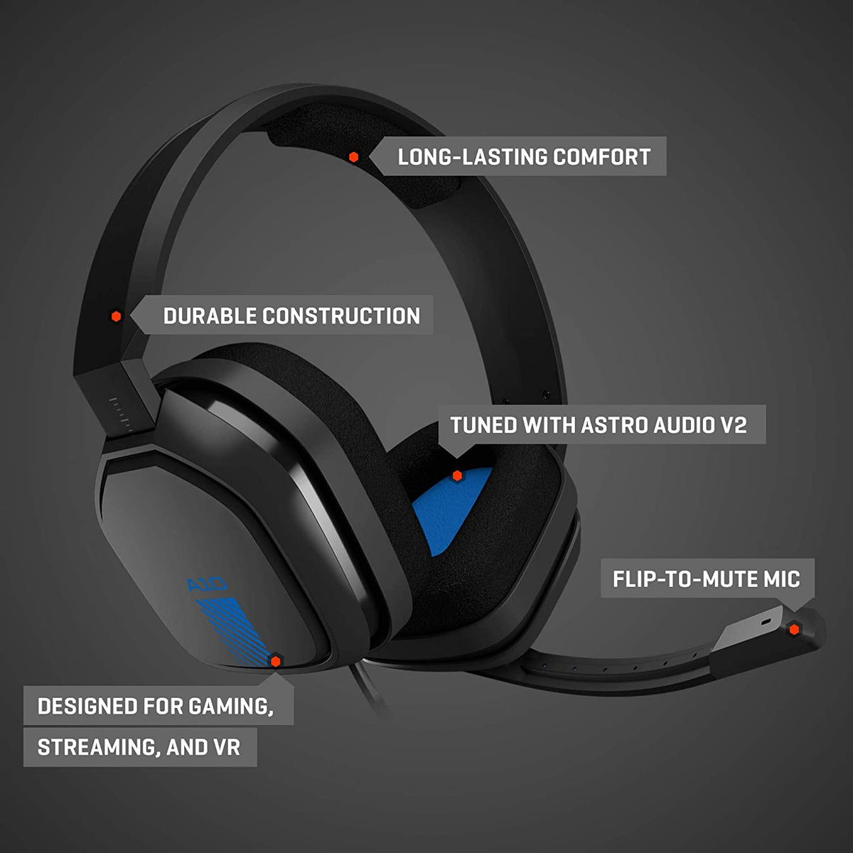 ASTRO A10 Gen 1 Wired Gaming Headset
