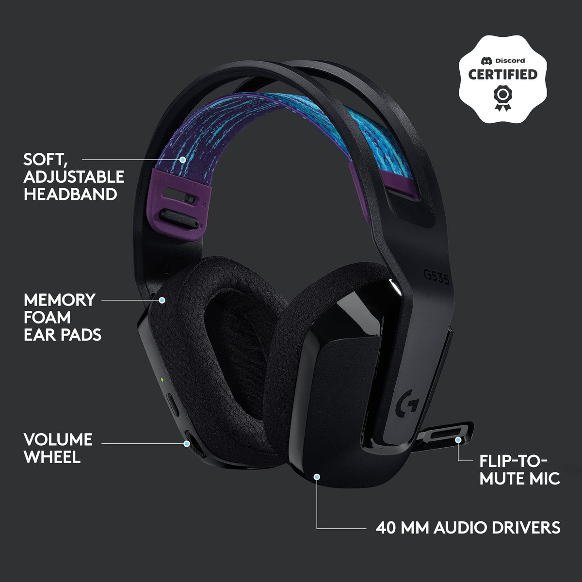 Logitech G535 Wireless Gaming Headset – Used (Without Box) | Wah Gaming Store
